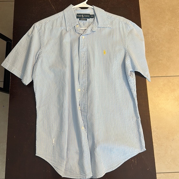Button Down Dress Shirt - Short Sleeve - Picture 6 of 6